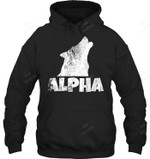 Wolf Alpha Sweatshirt Hoodie Long Sleeve