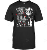 Leave One Wolf Alive Men Tank Top V-Neck T-Shirt