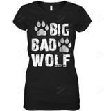 Big Bad Wolf Women Tank Top V-Neck T-Shirt