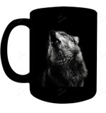 Wolf Howling Mug