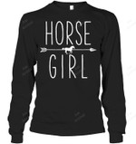 Horse Girl Women I Love My Horses Riding Gifts Sweatshirt Hoodie Long Sleeve
