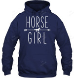 Horse Girl Women I Love My Horses Riding Gifts Sweatshirt Hoodie Long Sleeve