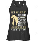 She's Not Just My Horse Women Tank Top V-Neck T-Shirt