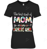 The Best Kind Of Mom Raises A Horse Girl Women Tank Top V-Neck T-Shirt