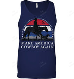 Make America Cowboy Again Men Tank Top V-Neck T-Shirt