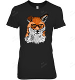 Fox Hipster Fox Women Tank Top V-Neck T-Shirt