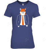 Fox In Suit Fox Women Tank Top V-Neck T-Shirt