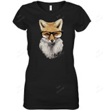 Selfi Fox Women Tank Top V-Neck T-Shirt