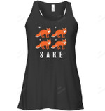 Four Fox Sake Fox Women Tank Top V-Neck T-Shirt