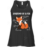 Anatomy Of A Fox Women Tank Top V-Neck T-Shirt
