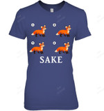 Sake Fox Women Tank Top V-Neck T-Shirt