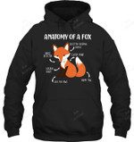 Anatomy Of A Fox Sweatshirt Hoodie Long Sleeve
