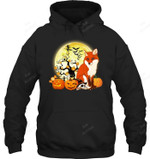 Funny Fox Halloween Costumefox Sweatshirt Hoodie Long Sleeve