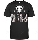 Life Is Better With A Panda Men Tank Top V-Neck T-Shirt