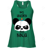 5% Unicorn 95% Nijia Women Tank Top V-Neck T-Shirt