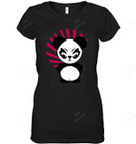 The Little Panda Has An Angry Face Women Tank Top V-Neck T-Shirt