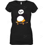 Skate Panda Women Tank Top V-Neck T-Shirt