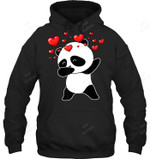 Panda Dabbing Love Sweatshirt Hoodie Long Sleeve