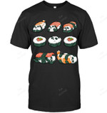 Panda Sushi Men Tank Top V-Neck T-Shirt