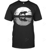 Wolf Moon Men Tank Top V-Neck T-Shirt