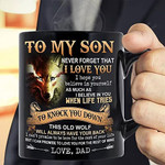Never forget that I love you coffee mug (Can customize the text)