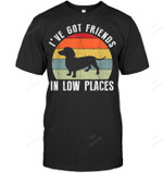 I've Got Friends In Low Places Dachshund Wiener Dog Men Tank Top V-Neck T-Shirt