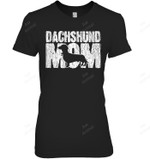 Dachshund Mom Wiener Weiner Doxie Mama Mother's Day Women Tank Top V-Neck T-Shirt