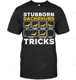 Stubborn Dachshund Tricks Men Tank Top V-Neck T-Shirt