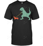 Cute Dachshund Dinosaur Funny Wiener Dog Men Tank Top V-Neck T-Shirt