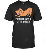 Funny Dachshund Owner Proud To Be Have A Little Wiener Men Tank Top V-Neck T-Shirt