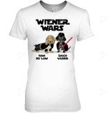 Wiener Wars Funny Dachshund Women Tank Top V-Neck T-Shirt