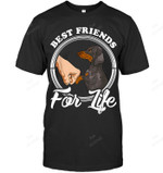 Dachshund Best Friends For Life Men Tank Top V-Neck T-Shirt