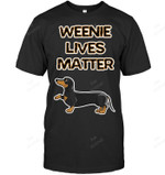 Weenie Lives Matter Dog Dachshund Men Tank Top V-Neck T-Shirt