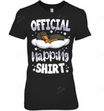 Sleeping Dachshund Pajama Dog Lover Official Napping Women Tank Top V-Neck T-Shirt