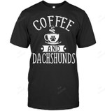Coffee And Dachshunds 1 Men Tank Top V-Neck T-Shirt