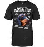 Anatomy Of A Dachshund Dog Funny Men Tank Top V-Neck T-Shirt