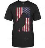 Usa Flag Labrador Sweatshirt Hoodie Long Sleeve Men Women T-Shirt