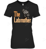 The Labmother Black Labrador Black Lab Women Sweatshirt Hoodie Long Sleeve T-Shirt