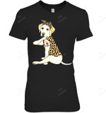 Labrador Lover I Love Mom Tattoo Leopard Mothers Day Women Sweatshirt Hoodie Long Sleeve T-Shirt