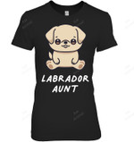 Labrador Aunt Funny Yellow Lab Kawaii Dog Lover Owner Family Sweat Women Sweatshirt Hoodie Long Sleeve T-Shirt