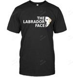 The Labrador Face Sweatshirt Hoodie Long Sleeve Men Women T-Shirt