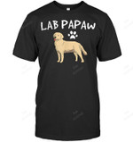 Cute Labrador Retriever Papaw Grandpa Lab Dog Pet Owner Sweatshirt Hoodie Long Sleeve Men Women T-Shirt