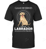 Labrador Game Of Bones House Labrador Mailman Is Coming Sweatshirt Hoodie Long Sleeve Men Women T-Shirt