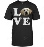 I Love My Yellow Lab Labrador Retriever Dog Sweatshirt Hoodie Long Sleeve Men Women T-Shirt