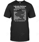 Labrador Retriever Dog Nutrition Facts Sweatshirt Hoodie Long Sleeve Men Women T-Shirt