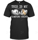 Campfire Labrador Retriever Dog This Is My Camping Sweatshirt Hoodie Long Sleeve Men Women T-Shirt
