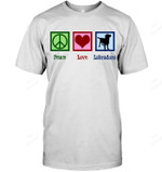 Peace Love Labradors Sweatshirt Hoodie Long Sleeve Men Women T-Shirt