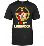 I Love My Labrador Sweatshirt Hoodie Long Sleeve Men Women T-Shirt