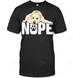 Nope Lazy Labrador Dog Funny Pet Lover Sweatshirt Hoodie Long Sleeve Men Women T-Shirt