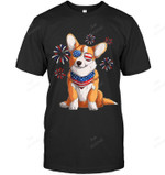 Corgi Dog American Usa Vlag 4 Juli Mannen Corgi Lover 2021 Sweatshirt Hoodie Long Sleeve Men Women T-Shirt